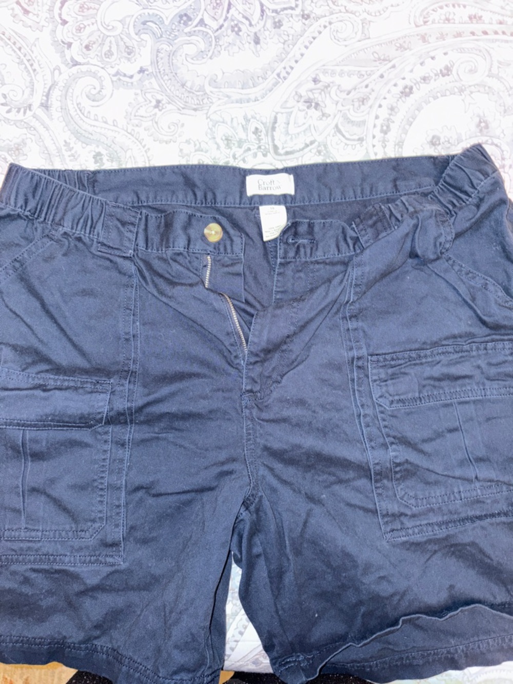 croft & barrow Navy Blue Men’s Cargo Shorts
